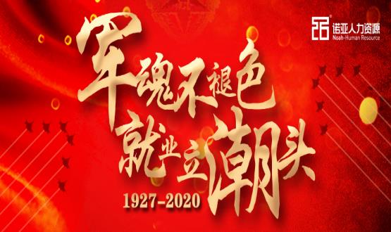 軍魂不褪色，就業(yè)立潮頭！熱烈慶祝中國人民解放軍建軍93周年！